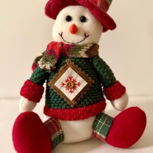 Boneco de Neve Tecido