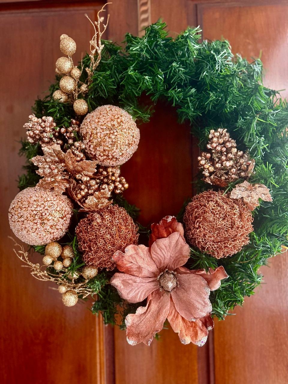 Guirlanda para porta floral