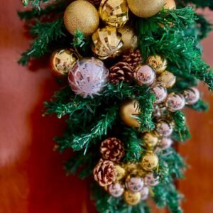 Decoração natalina para porta